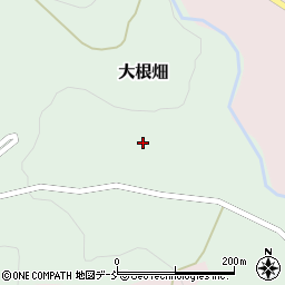 福島県二本松市大根畑6周辺の地図
