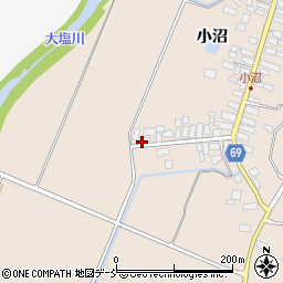 福島県喜多方市熊倉町新合小沼甲-40周辺の地図