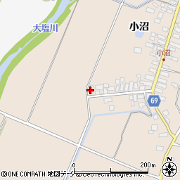 福島県喜多方市熊倉町新合小沼110周辺の地図
