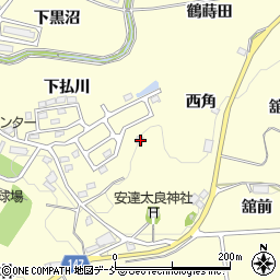 福島県二本松市渋川宮久保36周辺の地図