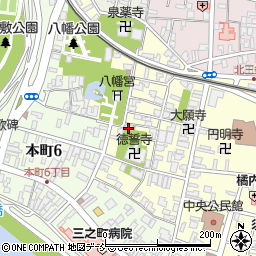 新潟県三条市八幡町周辺の地図