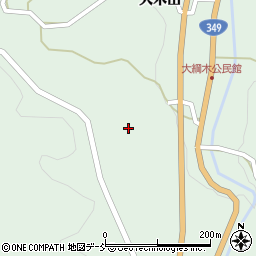 福島県伊達郡川俣町大綱木御前作周辺の地図
