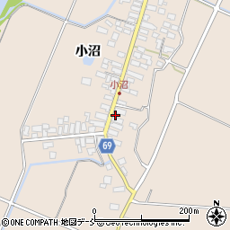 福島県喜多方市熊倉町新合小沼甲-25周辺の地図