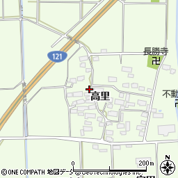 福島県喜多方市豊川町高堂太高里1129周辺の地図