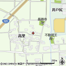 福島県喜多方市豊川町高堂太高里1112周辺の地図