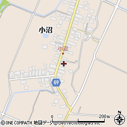 福島県喜多方市熊倉町新合小沼25-1周辺の地図