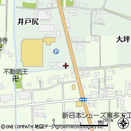 福島県喜多方市関柴町西勝鴨屋敷周辺の地図