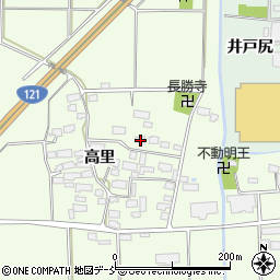 福島県喜多方市豊川町高堂太高里1111周辺の地図