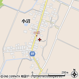 福島県喜多方市熊倉町新合小沼甲-24周辺の地図