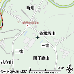 福島県二本松市下川崎（三窪）周辺の地図