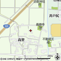 福島県喜多方市豊川町高堂太高里1113周辺の地図