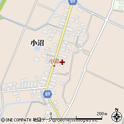 福島県喜多方市熊倉町新合小沼甲-21周辺の地図