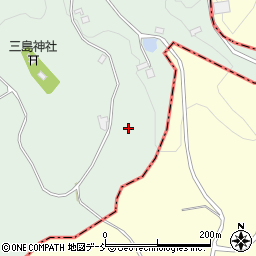 福島県二本松市下川崎宮前山周辺の地図