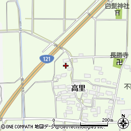 福島県喜多方市豊川町高堂太高里1119周辺の地図