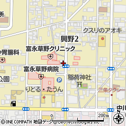 笹菊薬品株式会社　コウヤ調剤薬局周辺の地図