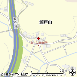 福島県二本松市渋川山ノ入周辺の地図