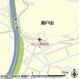 福島県二本松市渋川（山ノ入）周辺の地図