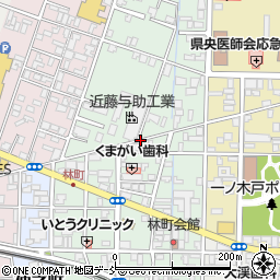 新潟県三条市林町周辺の地図