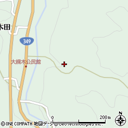 福島県伊達郡川俣町大綱木茶畑周辺の地図