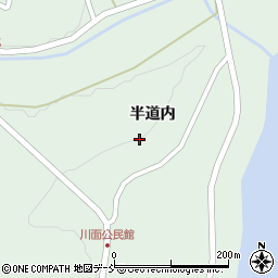 福島県二本松市下川崎（半道内）周辺の地図
