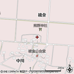 福島県喜多方市豊川町米室綾金170周辺の地図