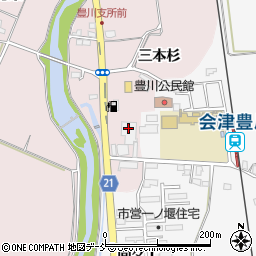 株式会社ＪＡ会津よつば総合サービス　農機自動車部周辺の地図