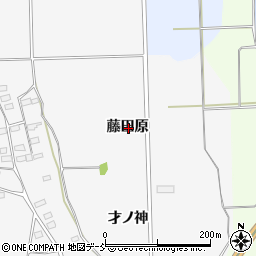 福島県喜多方市豊川町一井藤田原周辺の地図