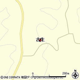 福島県二本松市木幡（古生）周辺の地図