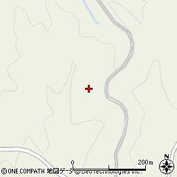 福島県伊達郡川俣町小綱木木挽沢周辺の地図