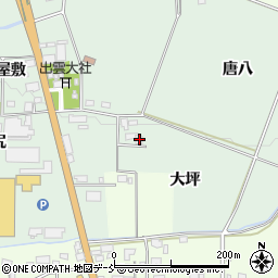 福島県喜多方市関柴町西勝大坪周辺の地図