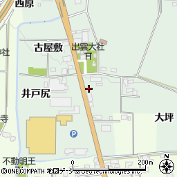 福島県喜多方市関柴町西勝井戸尻周辺の地図