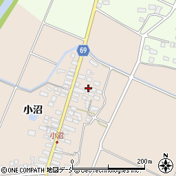 福島県喜多方市熊倉町新合小沼7-2周辺の地図