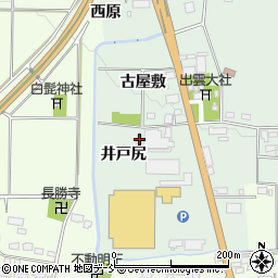 福島県喜多方市関柴町西勝井戸尻35-3周辺の地図