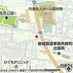 ソフトバンク原町周辺の地図