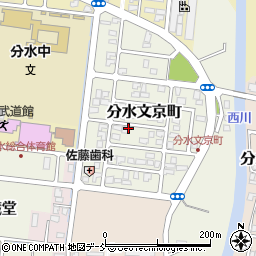 新潟県燕市分水文京町周辺の地図