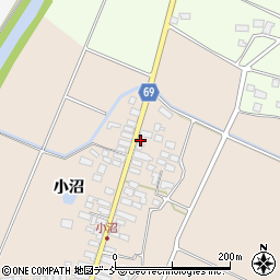福島県喜多方市熊倉町新合小沼甲-6周辺の地図