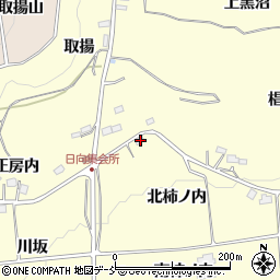 福島県二本松市渋川北柿ノ内45周辺の地図