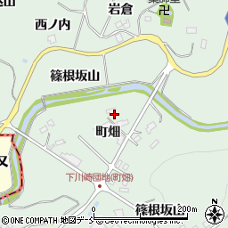 福島県二本松市下川崎町畑周辺の地図