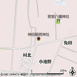 神田稲荷神社周辺の地図