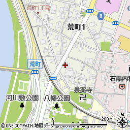 田巻クリーニング周辺の地図