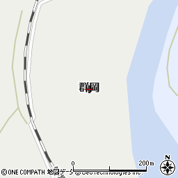 福島県耶麻郡西会津町群岡周辺の地図