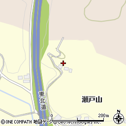福島県二本松市渋川広根坂周辺の地図
