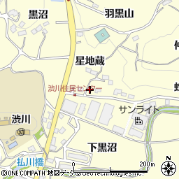 福島県二本松市渋川星地蔵37周辺の地図