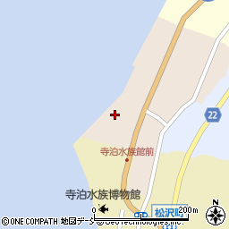 寺泊海岸温泉周辺の地図