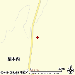 福島県二本松市木幡簑耕地周辺の地図