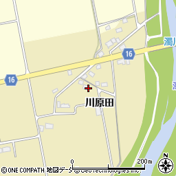 福島県喜多方市慶徳町豊岡川原田周辺の地図