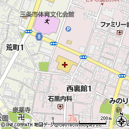 ピザハット　新潟三条店周辺の地図