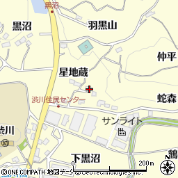 福島県二本松市渋川星地蔵27周辺の地図