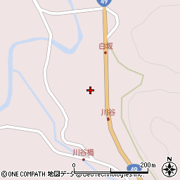 福島県耶麻郡西会津町宝坂大字宝坂東向甲周辺の地図