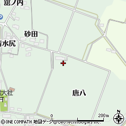 福島県喜多方市関柴町西勝唐八周辺の地図